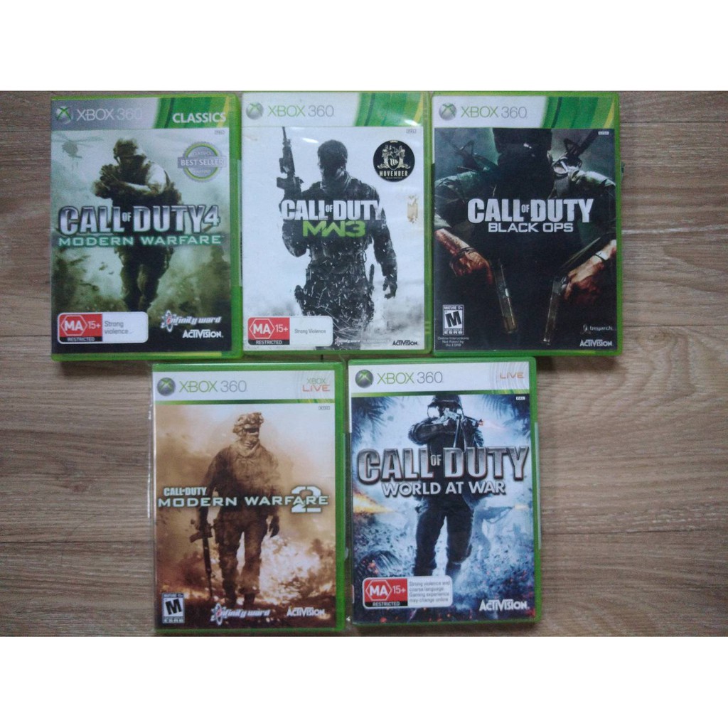 ภาพหน้าปกสินค้าแผ่น Xbox360 Call of Duty เล่นบน Xbox one ได้