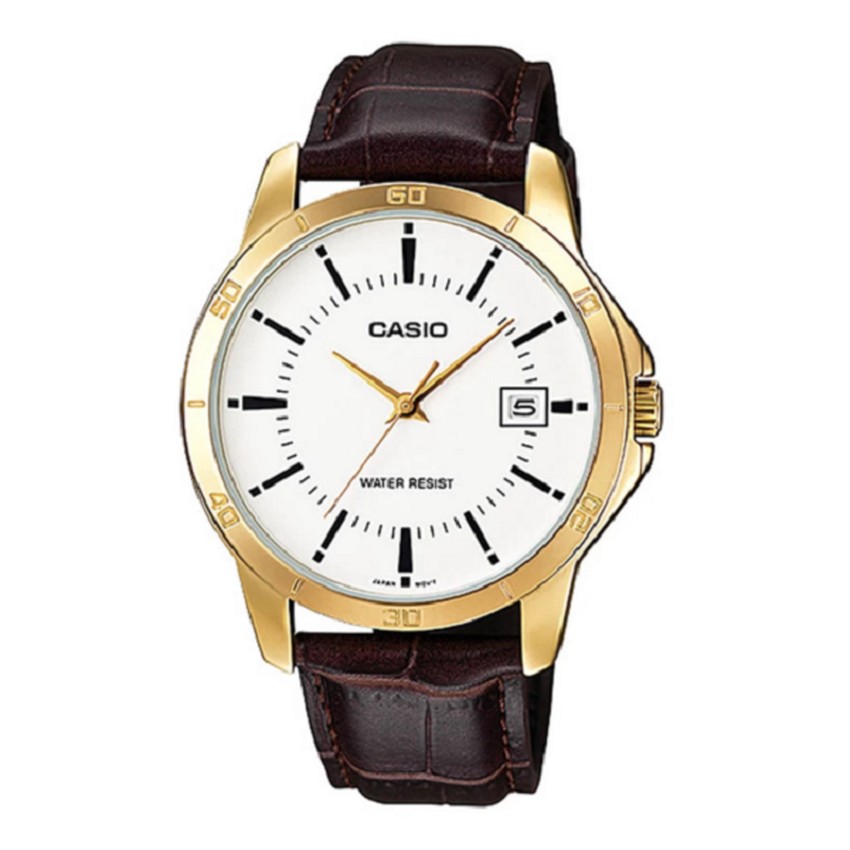 casio-standard-นาฬิกาข้อมือสุภาพบุรุษ-รุ่น-mtp-v004gl-7audf-สีน้ำตาล