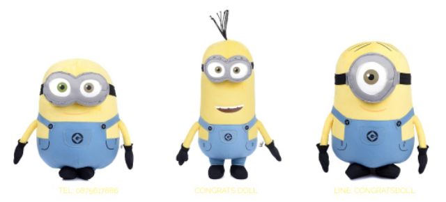 ลิขสิทธิ์แท้-ส่งฟรี-25-นิ้ว-มินเนี่ยน-minion-มินเนียน-ตุ๊กตา