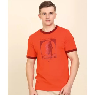 🔥6.6 ทักแชทรับโค้ด 🔥เสื้อ NIKE Printed Men Round Neck Orange T-Shirt (CW0944-673) สินค้าลิขสิทธิ์แท้ NIKE