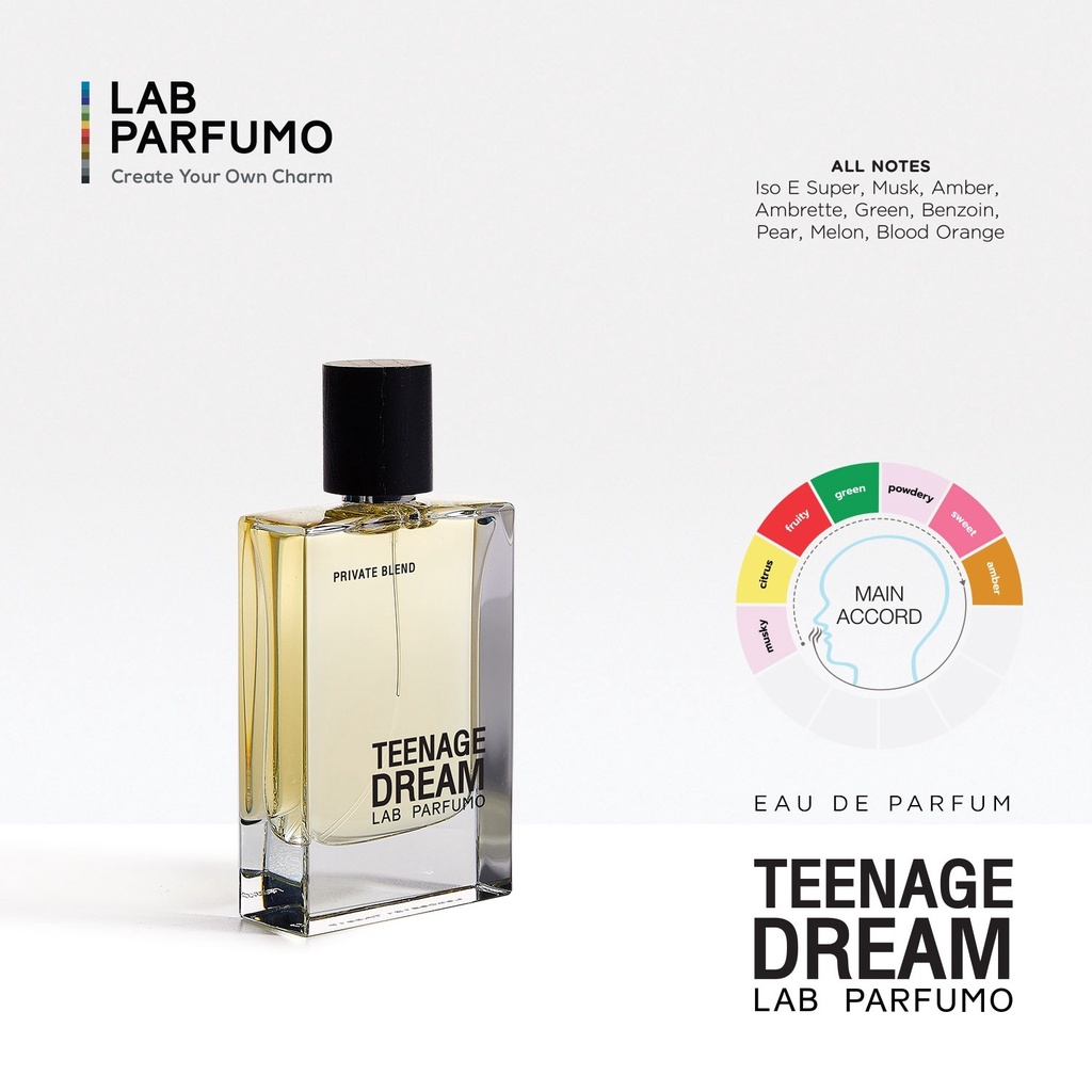 ภาพสินค้าLAB Parfumo, Teenage Dream น้ำหอมสำหรับทุกเพศ (ขนาด 50 ml.) ความสนุกสนาน สดใส ท้าทาย ในวัยช่วงวัยรุ่น จากร้าน labparfumo บน Shopee ภาพที่ 2