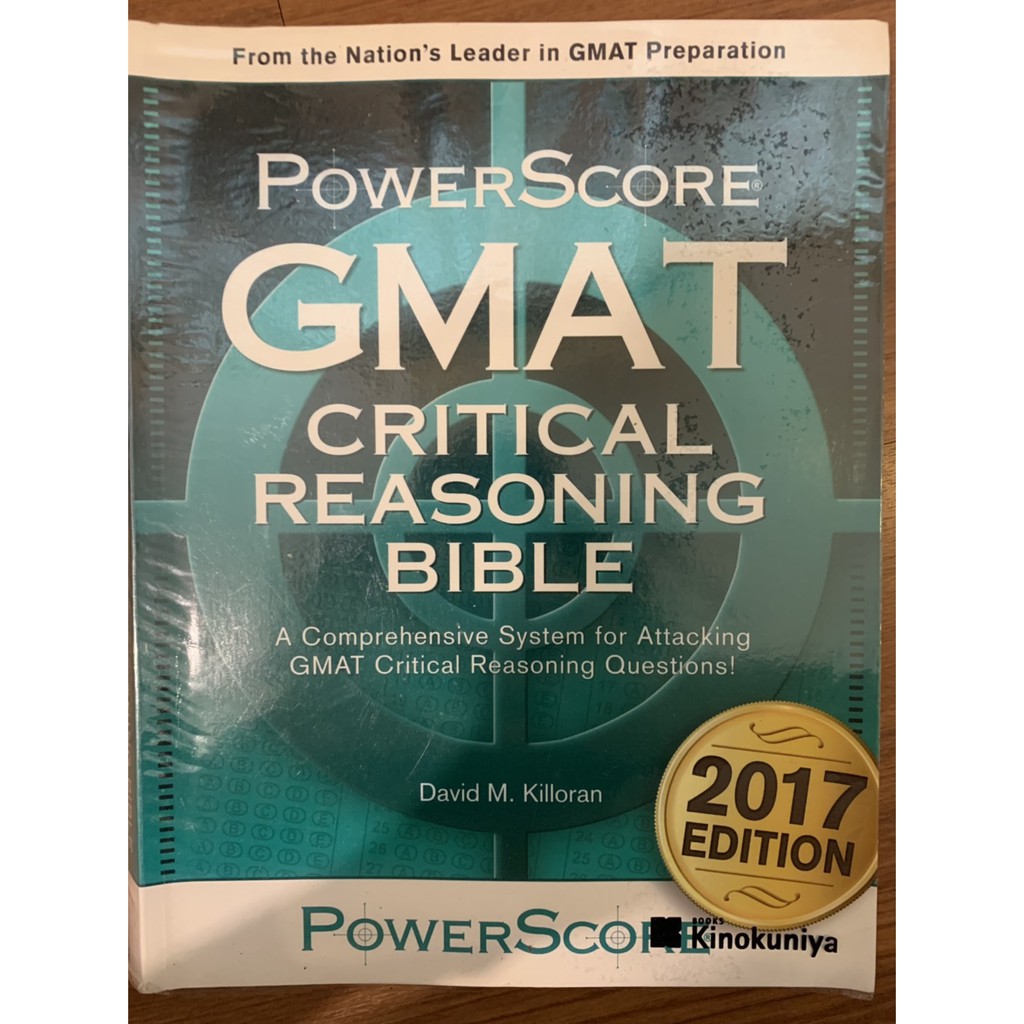 The PowerScore GMAT Critical Reasoning Bible | Shopee Thailand
