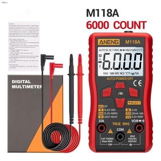 ✹℡⚡AM⚡มัลติมิเตอร์ดิจิตอล ANENG M118A Backlight Digital Multimeter Non Contact Stable LCD Display