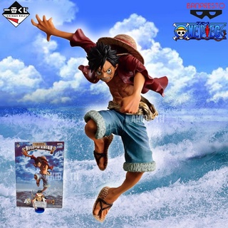 🇯🇵 ล็อตญี่ปุ่น มือ1 แมวทอง😾ของแท้💯ICHIBAN KUJI ONE PIECE Voyage Trajectory ~ Monkey D. Luffy Prize A วันพีช ลูฟี่