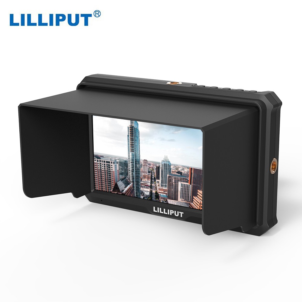 ภาพหน้าปกสินค้าLILLIPUT A5 5 Inch IPS Camera-Top Broadcast Monitor for 4K Full HD Camcorder & DSLR w/ 1920x1080 High Resolution 1000:1