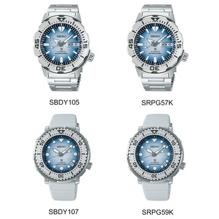 ภาพขนาดย่อของสินค้าSEIKO PROSPEX SAVE THE OCEAN นาฬิกาข้อมือผู้ชาย สายสแตนเลส รุ่น SBDY105,SRPG57K,SRPG57K1,SBDY107,SRPG59K,SRPG59K1