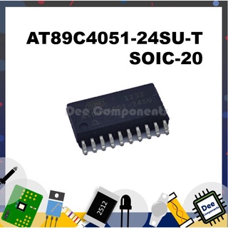AT89C4051 Microcontrollers SOIC-20 3 - 6 V  AT89C4051-24SU-T ATMEL 14-1-11