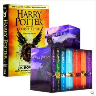 หนังสือชุดภาษาอังกฤษ Harry Potter 1-8哈利波特全英系列书籍1-8Harry Potter English Series Books 1-8