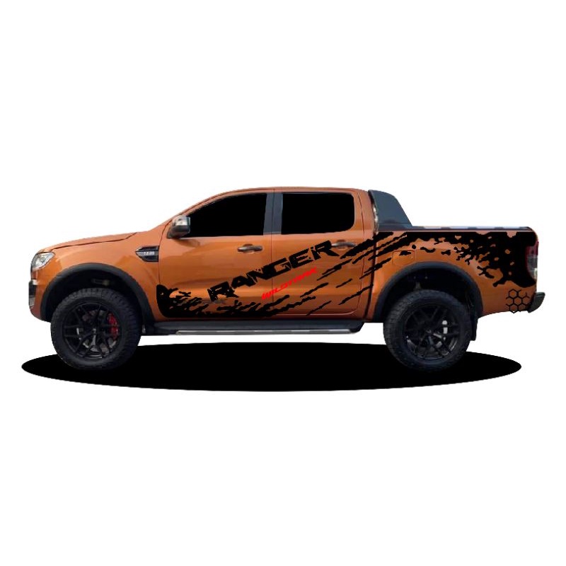 sticker-ford-ranger-สติ๊กเกอร์ลายสาดโคลน-ford-สติ๊กเกอร์รถกระบะ-ford-ranger