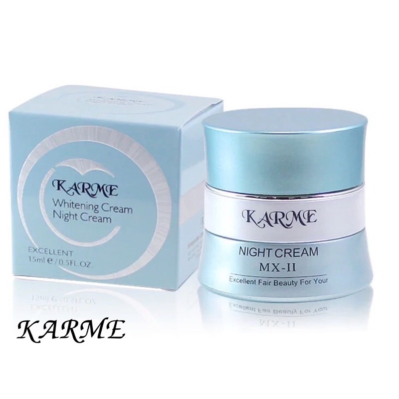 karme-ครีมคาเม่-รุ่น15กรัม-กลางคืน-1กระปุก-ของแท้