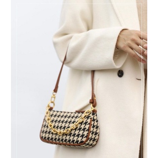 กระเป๋าสะพายข้าง Houndstooth bag