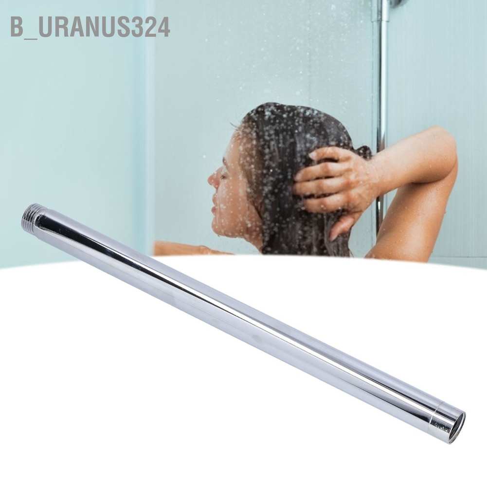 b-uranus324-30cm-12in-shower-arm-g1-2in-stainless-steel-with-polished-chrome-finish-easy-to-install-and-clean-for-bathroom-toilet