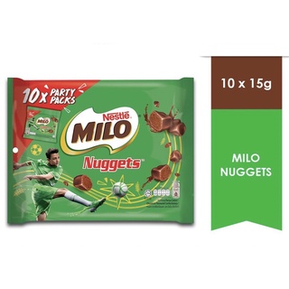 (ห่อใหญ่) ไมโลนักเก็ต Nestle MILO Nuggets (15กรัม×10ห่อ)