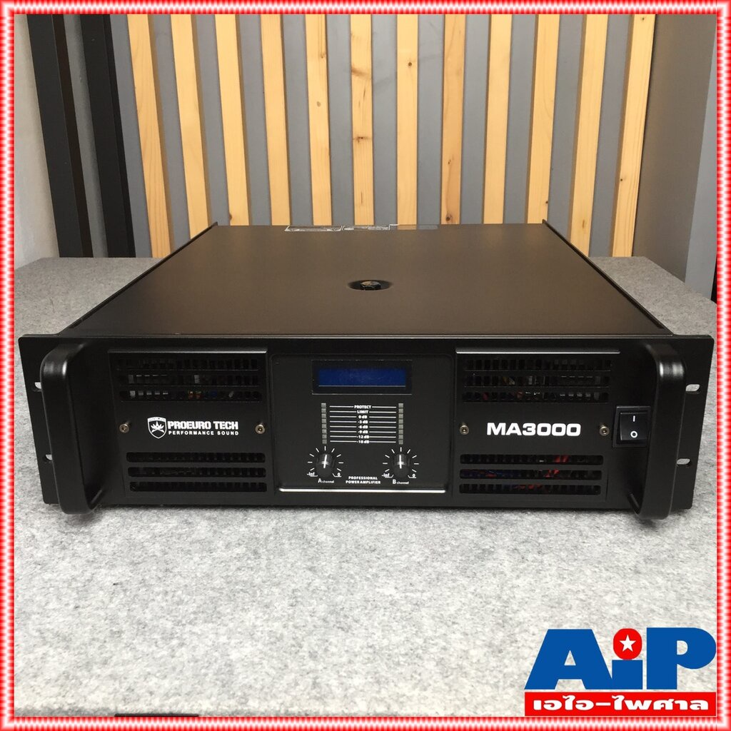 proeurotech-ma-3000-poweramp-เพาเวอร์แอมป์แบบ-2-แชนเนล-ที่เหมาะกับการใช้งานต่อการขับระบบลำโพงได้อย่างหลากหลาย-ma3000