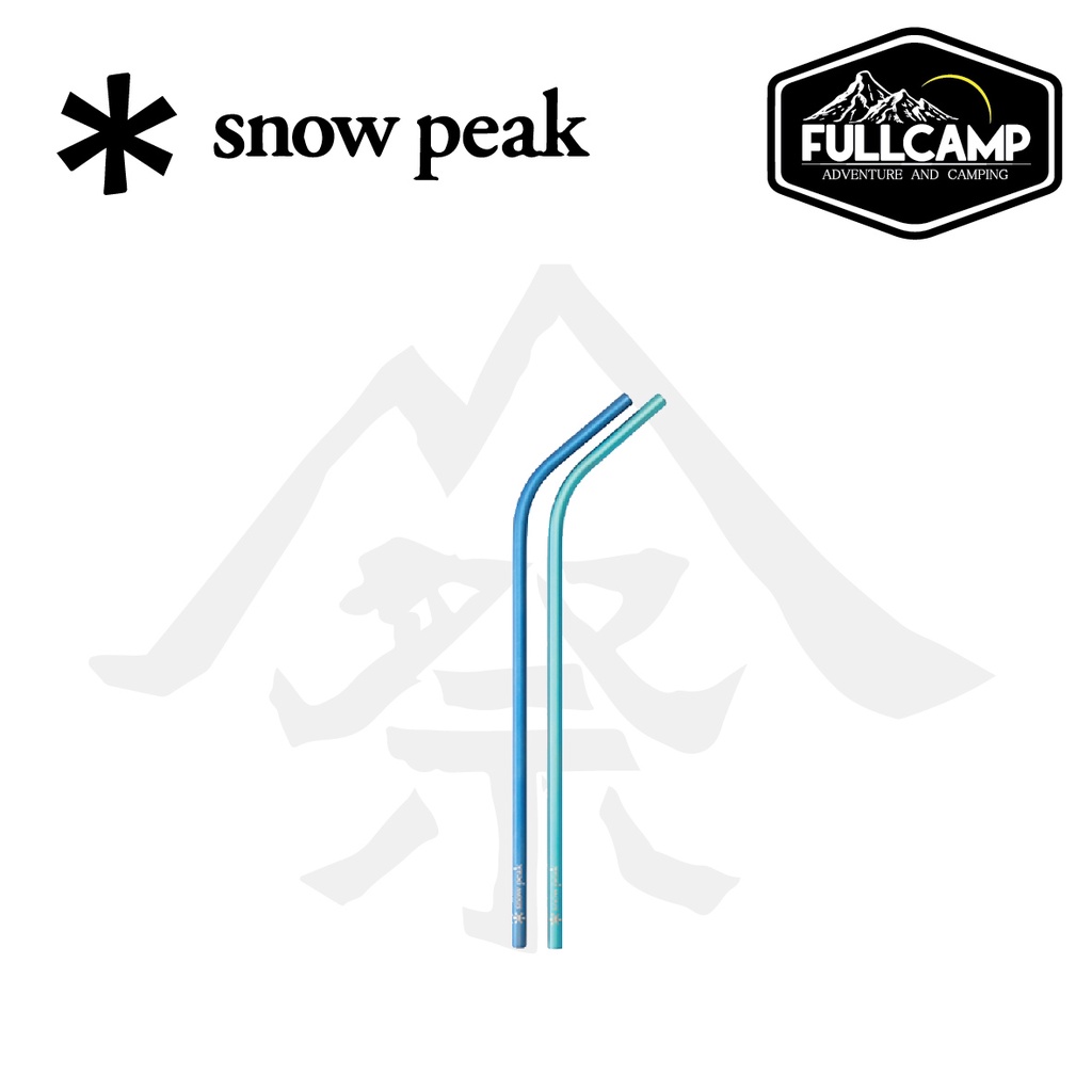 Snow Peak Titanium Straw 2-Piece Set