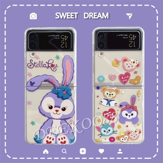 เคสโทรศัพท์มือถือ ซัมซุง Samsung Galaxy Z Fold4 Fold3 Fold2 Flip4 Flip3 Flip2 5G Smartphone Casing Lovely Cute Cartoon Rabbit Animals Phone Cell Case Softcase TPU Back Cover Fold Flip 4 3 2