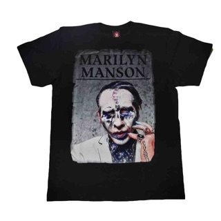 T-shirt  เสื้อวง Marilyn Manson เสื้อยืดวงร็อค Marilyn MansonS-5XL