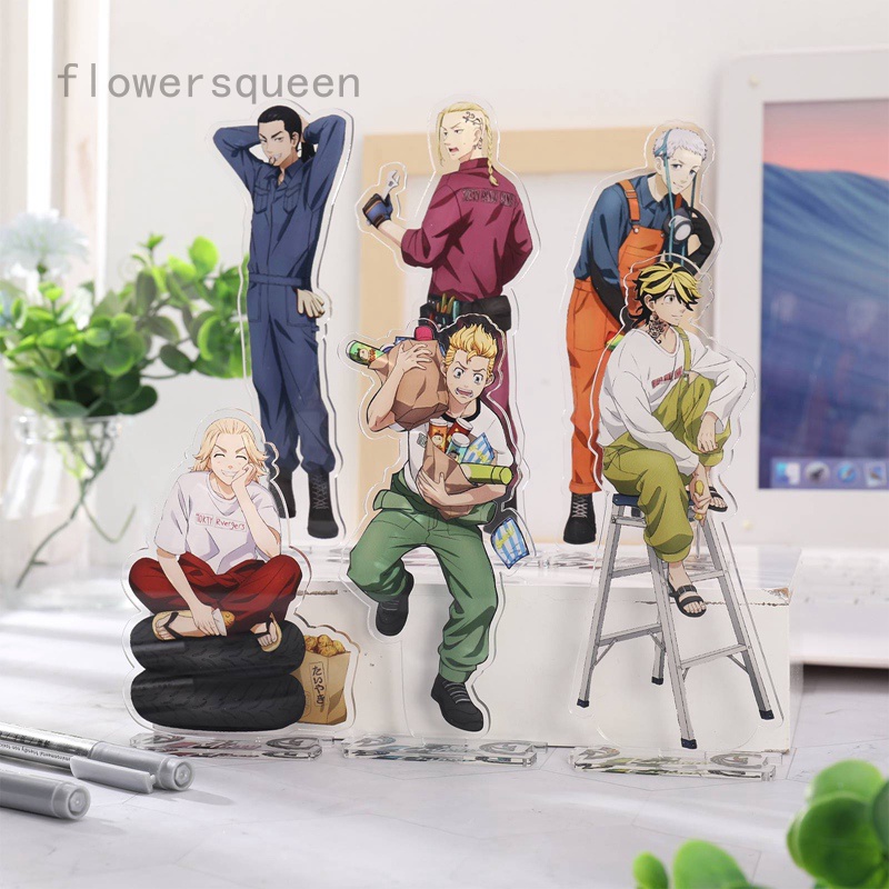 flowersqueen-โมเดลฟิกเกอร์อะคริลิคตั้งโต๊ะ-รูปอนิเมะ-tokyo-revengers-ของเล่นสําหรับเด็ก
