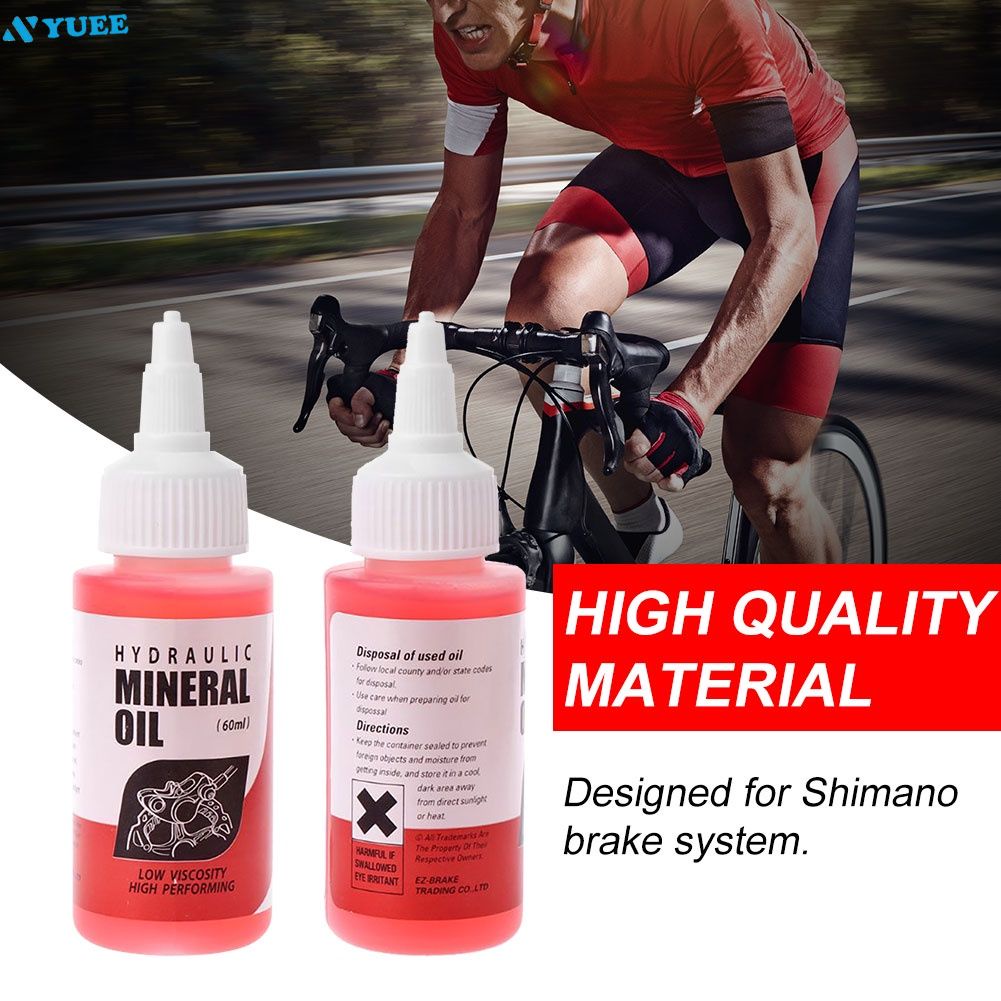 Bicycle Brake Mineral Oil System 60ml Fluid Cycling Mountain Bikes For