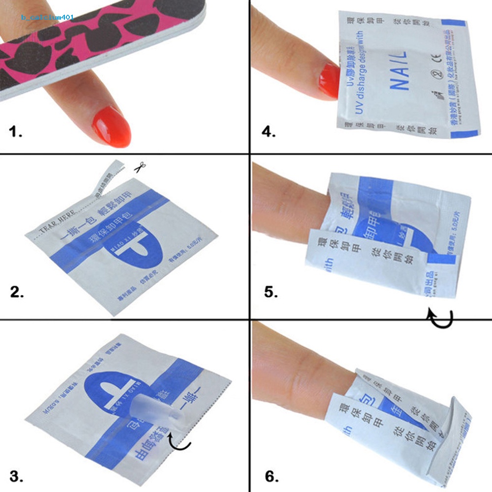 farfi-100pcs-disposable-phototherapy-nail-gel-polish-remover-wipes-pads-foil-cleaner
