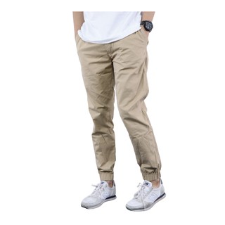 Bovy Cream Pants - กางเกงขาจั้มสีครีม รุ่น7038- 03