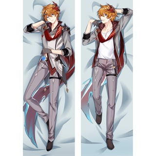 ปลอกหมอน ลายอนิเมะญี่ปุ่น 2D Genshin Impact Dakimakura ขนาด 60x180 ซม. 150X50 ซม.