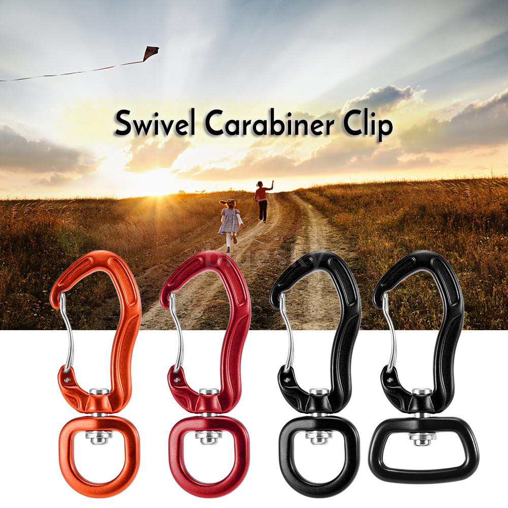 ราคาและรีวิวCarabiner คลิปตะขอแขวนขนาดเล็กหมุนได้ 360 องศา