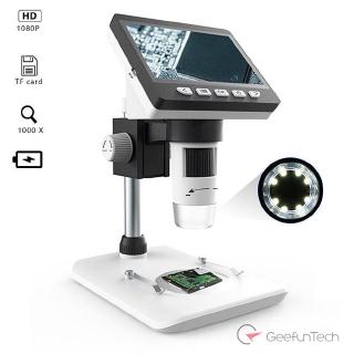 ภาพหน้าปกสินค้าDigital microscope 1000X 4.3\'\' HD 1080P LCD Monitor Digital Video LCD Microscope Magnifier ที่เกี่ยวข้อง