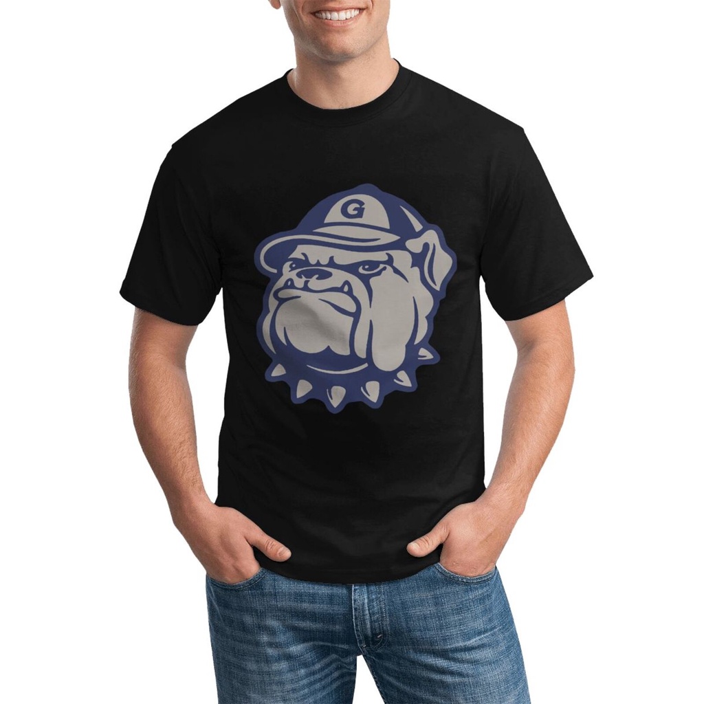 เสื้อยืดโอเวอร์ไซส์เสื้อยืด-ผ้าฝ้าย-พิมพ์ลายหัวสัตว์-georgetown-university-ยอดนิยม-มีหลายสีs-3xl