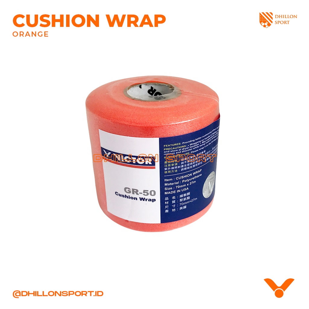 ภาพหน้าปกสินค้าVictor Cushion Wrap / ด้ามจับโฟมแบดมินตัน จากร้าน dhillonsportsp.th บน Shopee