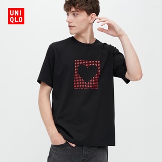 Uniqlo เสื้อยืดแขนสั้น พิมพ์ลายอินาโมโตะ (UT) สําหรับผู้ชาย และผู้หญิง 457123 ยูนิโคล่ยืด.สบาย.รัก