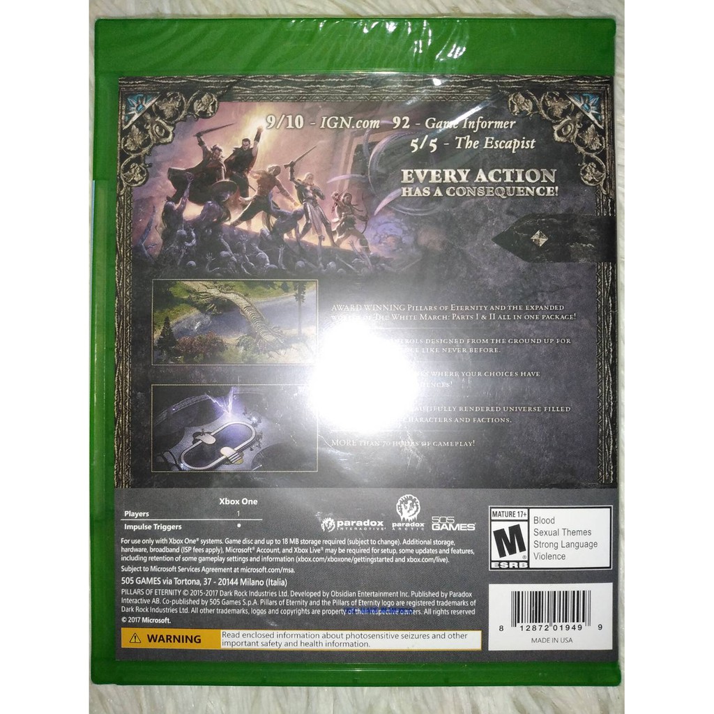 มือ1-xbox-one-pillars-of-eternity-complete-edition-us-ปกมีตำหนิ