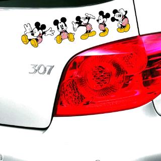 38x9cm Mickey Mouse Car Stickers Car Window Body Door Waterproof Stickers Scratch Cover Car Decals Eyebrow Stickers