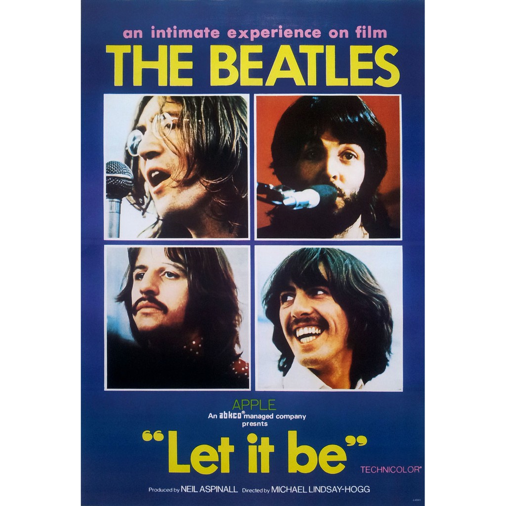 โปสเตอร์-รูปถ่าย-วง-ดนตรี-4เต่าทอง-the-beatles-let-it-be-1970-poster-24-x35-inch-british-pop-rock-music