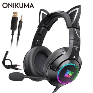 ภาพขนาดย่อของภาพหน้าปกสินค้าONIKUMA K9 RGB Gaming Headset หูฟังเกมมิ่ง ใช้งานได้ทั้ง PC / Mobile / PS4 จากร้าน linkcomputer บน Shopee ภาพที่ 4