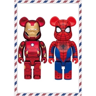 (ของแท้) Be@rbrick 2021 Marvel / Happy Kuji 400%  (Bearbrick)