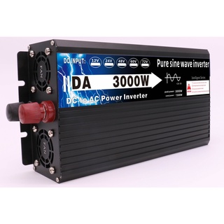 AD Inverter 3000W pure sine wave 12V อินเวอร์เตอร์เพียวซายเวฟ 3000W DA invert car-batteries T8