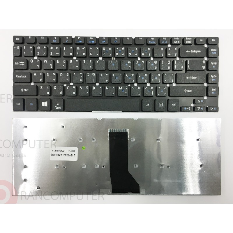 ภาพหน้าปกสินค้าKEYBOARD ACER Aspire E1-410 E1-410G (ไทย-อังกฤษ) จากร้าน meenacom33 บน Shopee