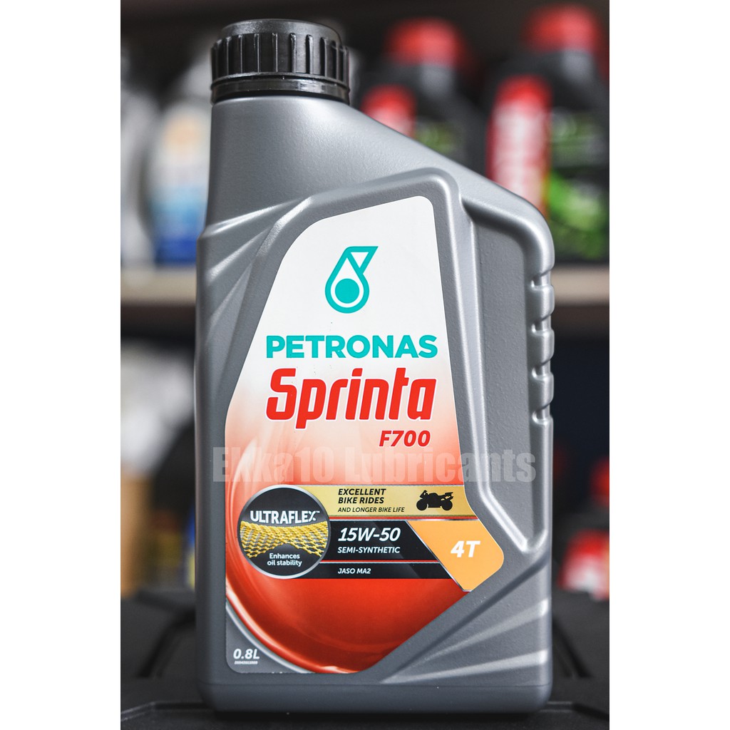 petronas-sprinta-f700-4t-10w40-10w50-และ-15w50-ขนาด-0-8-ลิตร-1ลิตร-น้ำมันเครื่องกึ่งสังเคราะห์