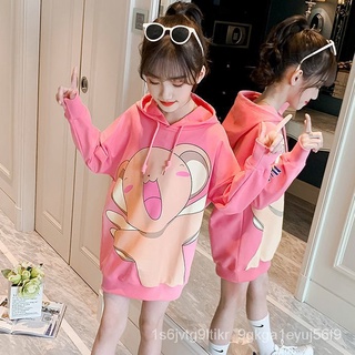 (hot )girl‘s love 😍😍เสื้อฮู้ดผู้หญิง เสื้อลายการ์ตูนสไตล์เกาหลีมาใหม่ เสื้อผ้าแฟชั่นสีทึบสบาย ๆ การ์ตูนอนิเมะยอดนิยม