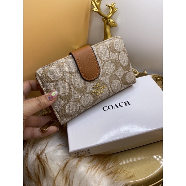 coach-กระเป๋าตังค์-2in1ใบกลาง-6นิ้ว-สอบถามรายละเอียดก่อนสั่งซื้อ