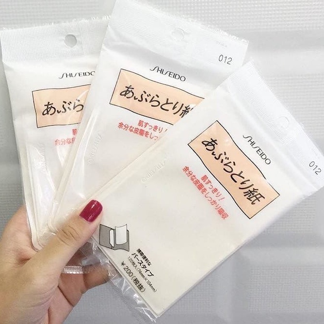 shiseido-oil-blotting-paper-กระดาษซับมัน-120-แผ่น-ผลิต2022-02-ราคา-1ชิ้น