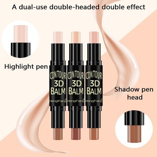 Fashion Contour Stick Double-ended Create 3D Face Concealer Highlighter Cosmetic