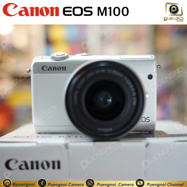 ภาพหน้าปกสินค้าCanon Eos M100 ผ่อนได้ เมนูไทย.  (รับประกัน 1 ปี) Set ประหยัด จากร้าน pro_camera บน Shopee