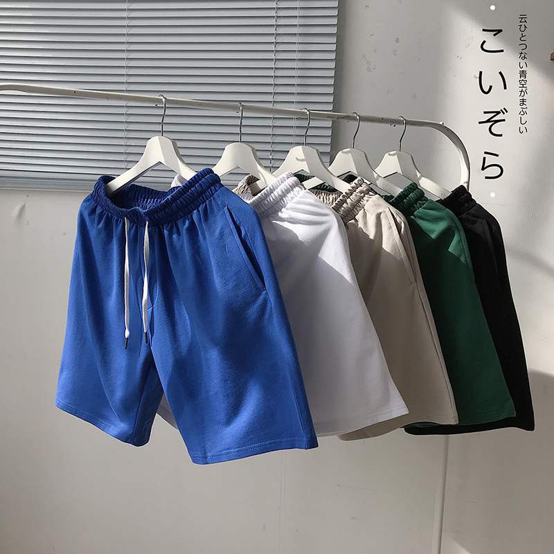 ภาพสินค้าสีกางเกงขาสั้นสีทึบสีขาวชายหาดกางเกงขาสั้นลำลองเกาหลีหลวมทุกการแข่งขันกีฬากางเกงขาสั้น จากร้าน st_stereo.th บน Shopee ภาพที่ 8