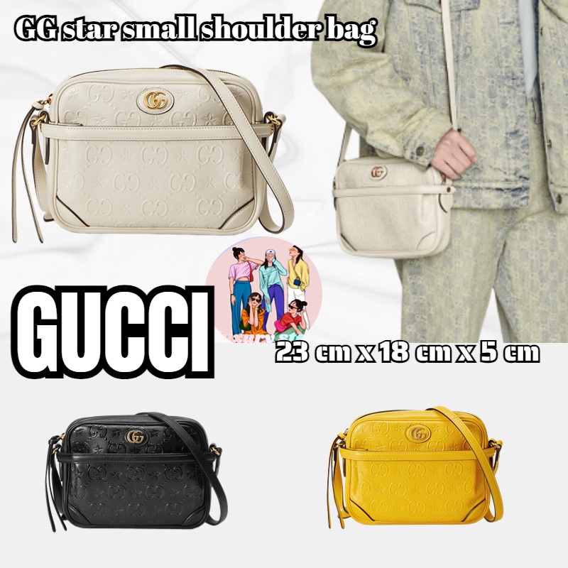 กุชชี่-gucci-กระเป๋าสะพายขนาดเล็ก-gg-star-กระเป๋ากล้อง-การจัดซื้อแบ