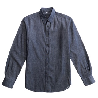 Premium denim shirt เสื้อเชิ้ตผ้า Denimเนื้อบาง 100%cotton คัตติ้งเนี้ยบ slim fit