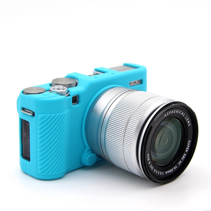 คุณภาพสูง-เคส-fuji-x-a3-x-a5-fuji-xa10-กระเป๋ายางซิลิโคนสำหรับกล้อง