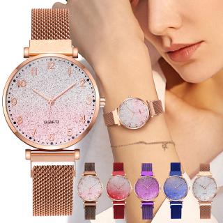 ภาพหน้าปกสินค้าWomen Fashion Gradient Color Starry Sky Watch Ladies Magnetic Wrist Watches ที่เกี่ยวข้อง
