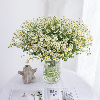 ช่อดอกคาโมมายล์ประดิษฐ์ ดอกเดซี่ ขนาดเล็ก 30 ช่อ สําหรับตกแต่งบ้าน ห้องนั่งเล่น งานแต่งงาน